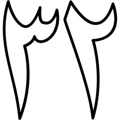 Arabic Number Thirty Two Icon