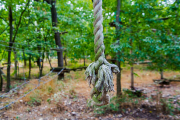 Neglected adventure park in Szeged