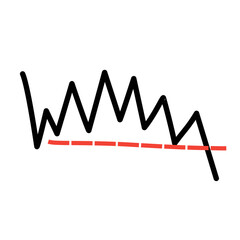 chart pattern icon