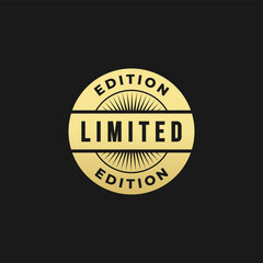 Limited edition label or Limited edition stamp vector isolated. Best Limited edition label for product packaging design element. Simple Limited edition stamp vector isolated.