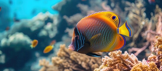 Angelfish in Red Sea.