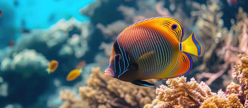 Angelfish in Red Sea.