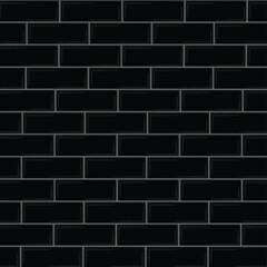Black brick wall rectangles