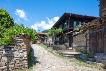Village of Zheravna with nineteenth century houses,  Bulgaria