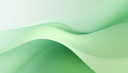 Futuristic abstract light green coloured wavy forms background