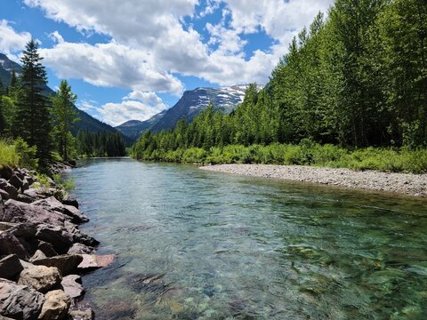 Glacier river