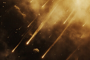 fireworks in the night sky