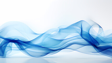 white and blue abstract digital art background with smoke effects