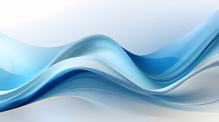 Obraz premium white and blue abstract digital art background