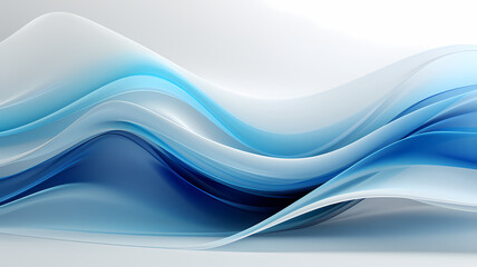 Fototapeta premium futuristic white and blue abstract digital art background
