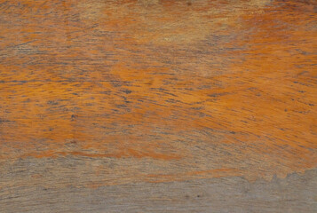 brown wooden floor Rough surface and uneven color in the wood. brown wood background.