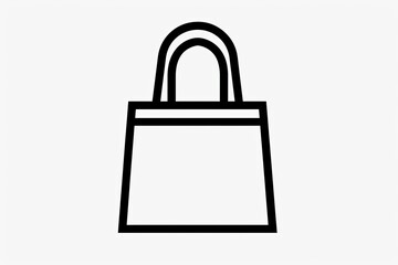 A minimalist sketch captures the essence of a bag's design in a striking and timeless illustration