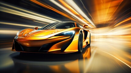 Vibrant racing themed bokeh background with dynamic car parts and performance symbols