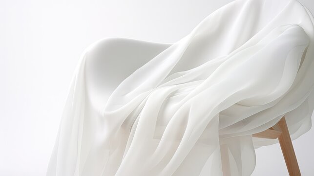 cotton material white background illustration linen silk, polyester satin, lace denim cotton material white background