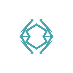 abstract logo design element