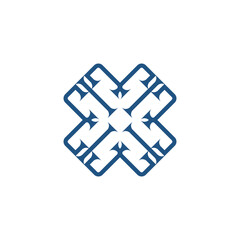 abstract logo design element