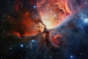 stars forming region in space - Powered by Adobe