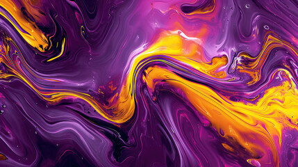 Innovation and Creativity: An abstract background with swirling patterns in bold colors like purple and yellow, representing creativity and innovation