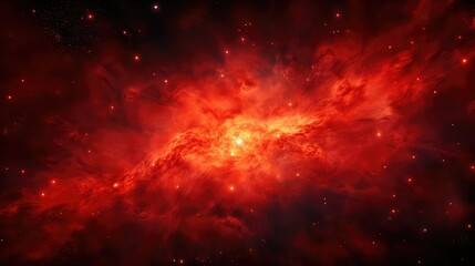 planets space red background illustration universe nebula, asteroid satellite, astronaut rocket planets space red background