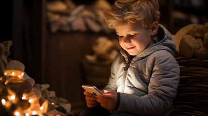 a little boy that is smiling