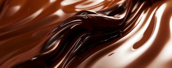 a chocolate swirl with a brown background i