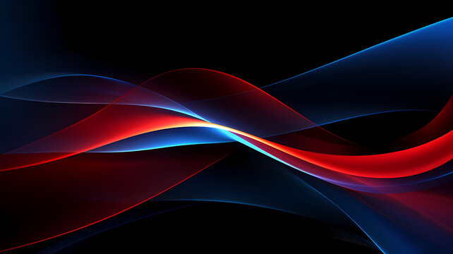 red and blue abstract digital art background