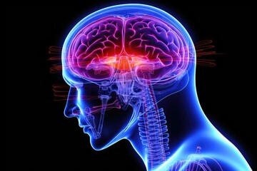 Neuroimaging, BCI, Deep Brain Stimulation, Neuroprosthetics, MRI, Medtech, Brain, EEG, Neuromodulation, Neurofeedback, Neurosurgery Robotics, Brain Mapping. Medtech, medical technology illustration