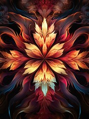 Kaleidoscopic Images Wall Art: Fractal Fantasies Unleashed.