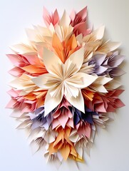 Origami Creations: Stunning Wall Art with Folded Wonders