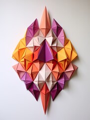 Digital Image: Origami Shapes Wall Art - The Folded Marvels Collection