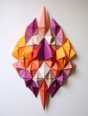 Digital Image: Origami Shapes Wall Art - The Folded Marvels Collection