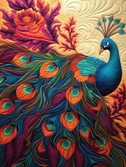 Harmony Stitched: Quilting Patterns as Wall Art