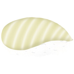 Sushi, Japanese food menu vector illustration.