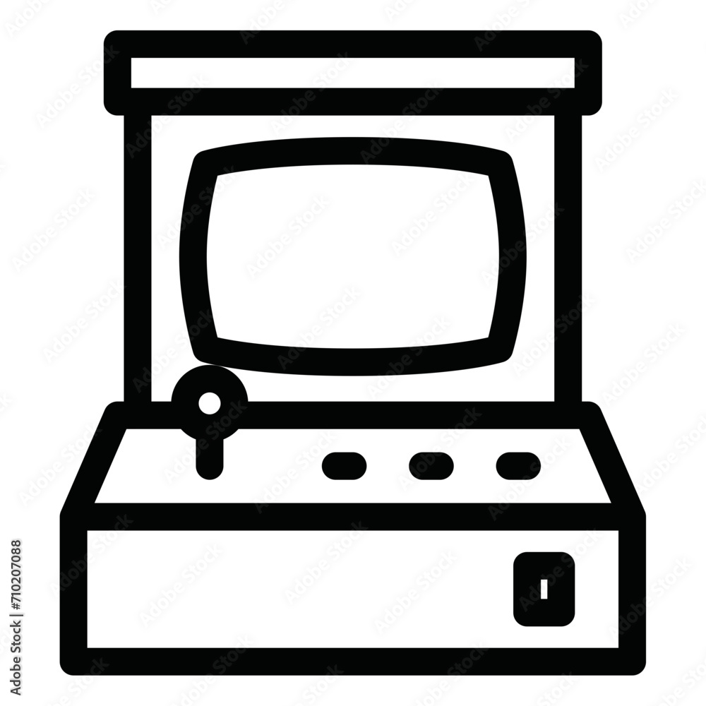 Sticker arcade game icon