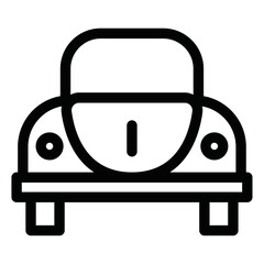 vintage car icon 