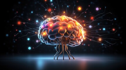Neuronal learning, 3d neurons forge new connections, strengthening the brain's cognitive abilities, Neurons in the brain act as messengers, brain's neurons fire in synchrony, deep concentration focus
