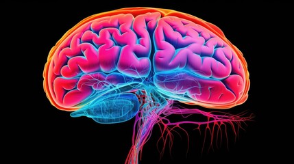 Scientific PET axon scan, revealing metabolic activity. Blood-brain barrier, neurodevelopment, gray and white matter. Mirror neurons, neurological disorders Alzheimer's, Parkinson's, and epilepsy