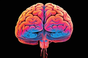 Colorful motley Brain Axon meninges and human mind skull. Neurocritical care, address neurobiology of addiction, neurocardiology, and neuroepigenetics. Neurodevelopmental neurovascular disorders. 