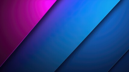 Abstract geometric background with blue and purple diagonal stripes - obrazy, fototapety, plakaty