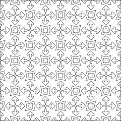 Abstract shapes.Patterns from lines.White wallpaper. Vector graphics for design, textile, decoration, cover, wallpaper, web background, wrapping paper, fabric, packaging. Repeating pattern.