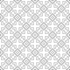 Abstract shapes.Patterns from lines.White wallpaper. Vector graphics for design, textile, decoration, cover, wallpaper, web background, wrapping paper, fabric, packaging. Repeating pattern.