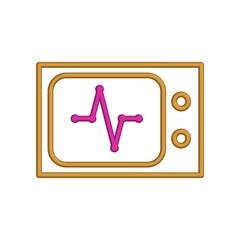 Heartbeat, heart beat pulse monitoring icon