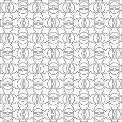 Abstract shapes.Patterns from lines.White wallpaper. Vector graphics for design, textile, decoration, cover, wallpaper, web background, wrapping paper, fabric, packaging. Repeating pattern.