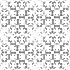 Abstract shapes.Patterns from lines.White wallpaper. Vector graphics for design, textile, decoration, cover, wallpaper, web background, wrapping paper, fabric, packaging. Repeating pattern.