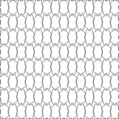 Abstract shapes.Patterns from lines.White wallpaper. Vector graphics for design, textile, decoration, cover, wallpaper, web background, wrapping paper, fabric, packaging. Repeating pattern.