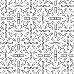 Abstract shapes.Patterns from lines.White wallpaper. Vector graphics for design, textile, decoration, cover, wallpaper, web background, wrapping paper, fabric, packaging. Repeating pattern.
