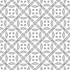 Abstract shapes.Patterns from lines.White wallpaper. Vector graphics for design, textile, decoration, cover, wallpaper, web background, wrapping paper, fabric, packaging. Repeating pattern.