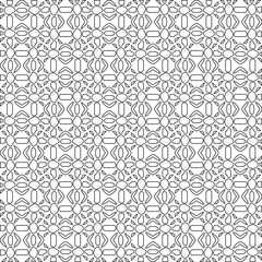 Abstract shapes.Patterns from lines.White wallpaper. Vector graphics for design, textile, decoration, cover, wallpaper, web background, wrapping paper, fabric, packaging. Repeating pattern.