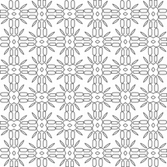 Abstract shapes.Patterns from lines.White wallpaper. Vector graphics for design, textile, decoration, cover, wallpaper, web background, wrapping paper, fabric, packaging. Repeating pattern.