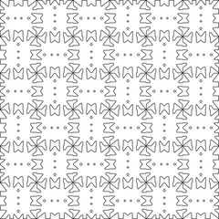 Abstract shapes.Patterns from lines.White wallpaper. Vector graphics for design, textile, decoration, cover, wallpaper, web background, wrapping paper, fabric, packaging. Repeating pattern.